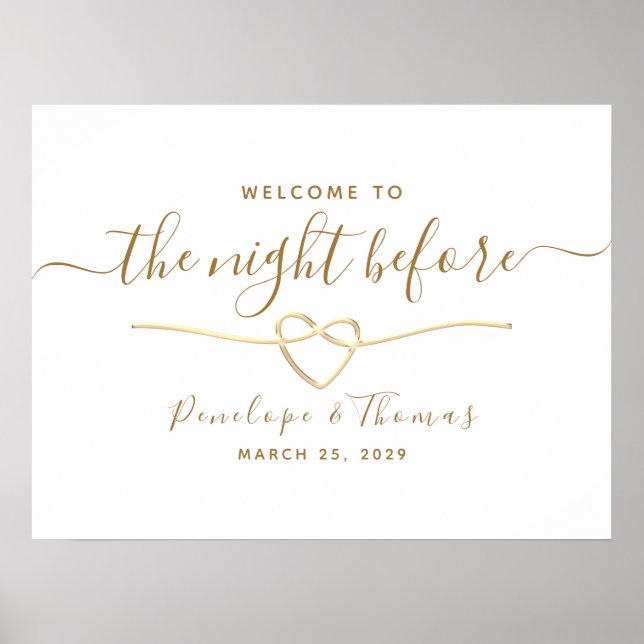 Die Nacht vor dem einfachen Probe Poster (Vorne)