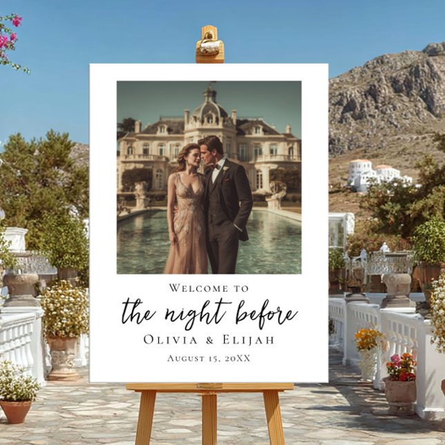 Die Nacht vor dem eleganten Foto Poster (Von Creator hochgeladen)