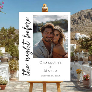 Die Nacht vor dem Foto Poster