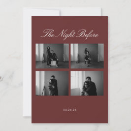 Die Nacht vor der Einladung