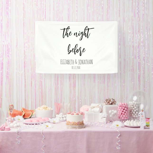 Die Nacht vor der Hochzeit Probe Dinner Banner (Party)