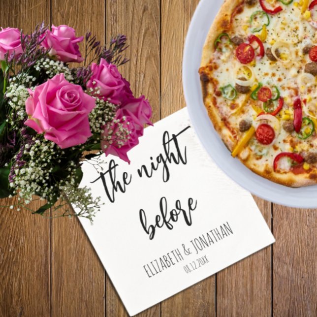 Die Nacht vor der Hochzeit Probe Dinner Serviette (Von Creator hochgeladen)