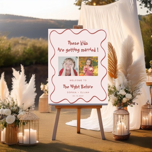 Die Nacht vor der Hochzeit von Fotos der Kindheit Acrylschild (Von Creator hochgeladen)