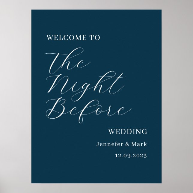 Die Nacht vor der Hochzeit - Willkommen in der Pro Poster (Vorne)