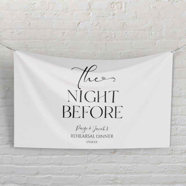 Die Nacht vor der kleinen Hochzeit Probe Dinner Banner (Von Creator hochgeladen)