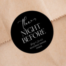 Die Nacht vor der kleinen Hochzeit Probe Dinner