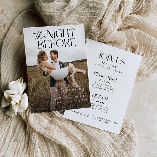 Die Nacht vor der Probe Einladung (Von Creator hochgeladen)