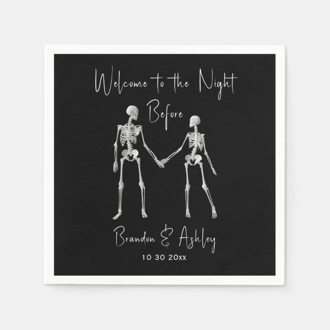 Die Nacht vor der Probe Serviette (Vorderseite)