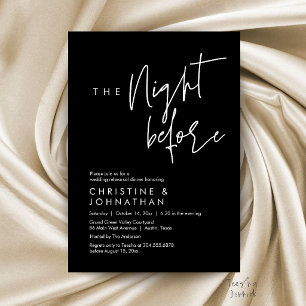 Die Nacht Vorher, Lockere Hochzeitsprobe Dinner Einladung