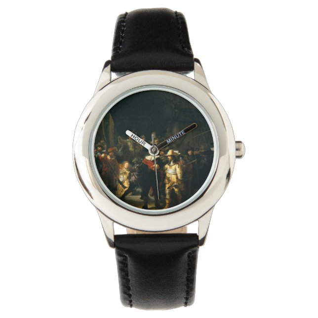Die Nachtwache - Rembrandt Armbanduhr (Vorderseite)