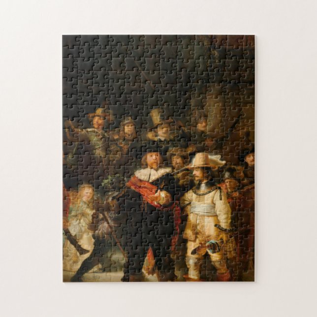 Die Nachtwache von Rembrandt (Vertikal)