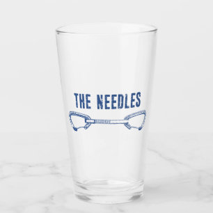 Die Nadel klettert schnell Glas