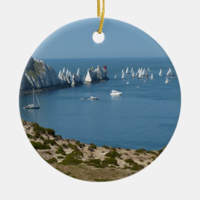 Die Nadeln Keramikornament (Vorne)