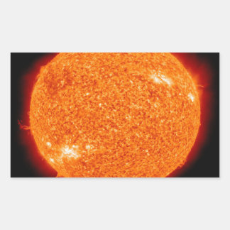DIE NÄHE DER SCHÖNEN SONNE RECHTECKIGER AUFKLEBER