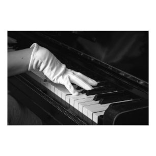 Die Nähe zum Piano-Makro, Handspiel Fotodruck