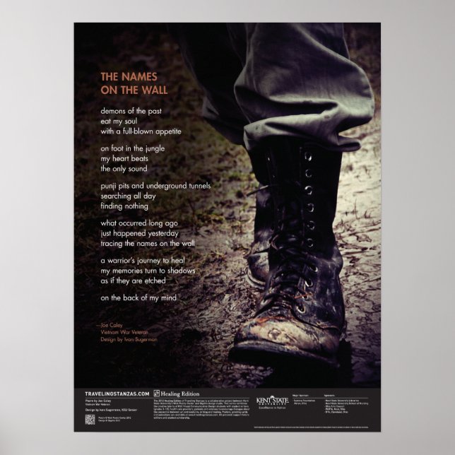 Die Namen an der Mauer Poster (Vorne)