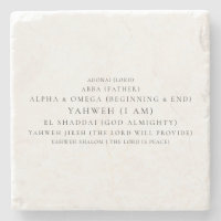 Die Namen der Typografie Gottes Christlich