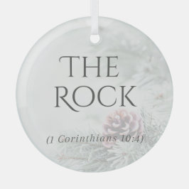 "Die Namen Jesu" Glasschmuck - Der Felsen Ornament Aus Glas