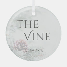 "Die Namen Jesu" Glasschmuck - Der Wein Ornament Aus Glas