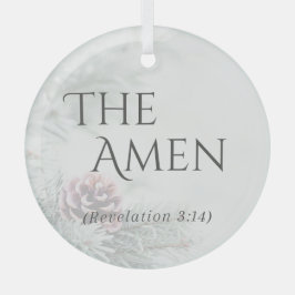 "Die Namen Jesu" Glasschmuck - Die Amen Ornament Aus Glas