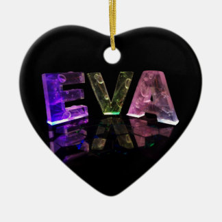Die Namenseva in 3D beleuchtet (Fotografie) Keramik Ornament