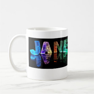 Die Namensjane in 3D beleuchtet (Fotografie) Kaffeetasse