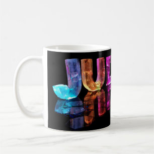 Die Namensjudith in 3D beleuchtet (Fotografie) Kaffeetasse