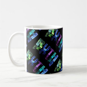 Die Namensruth in 3D beleuchtet (Fotografie) Kaffeetasse