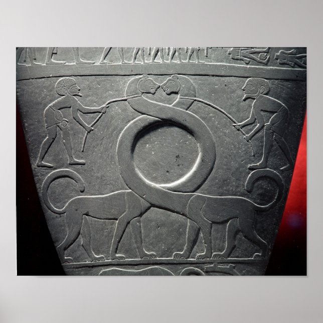Die Narmer-Palette Poster (Vorne)