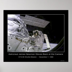 Die NASA-Astronauten-Newman-Wellen zurück an der Poster