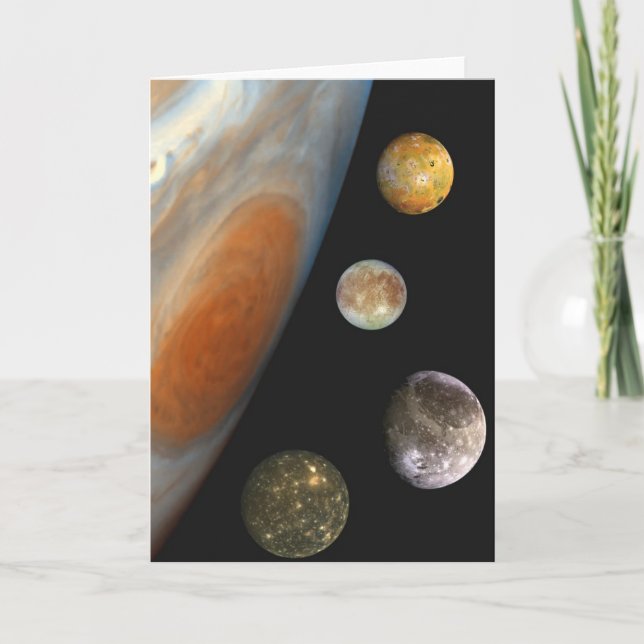 Die NASA/das Jupitersystem Karte (Vorderseite)