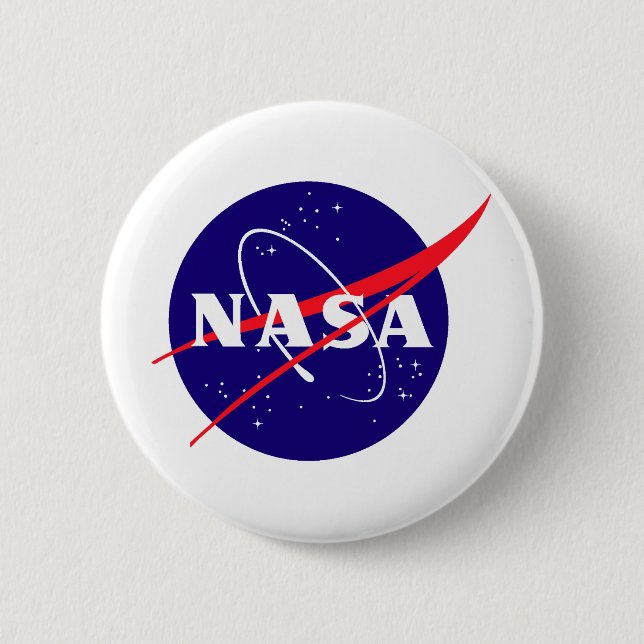 Die NASA-Fleischklöschen-Logo Button (Vorderseite)