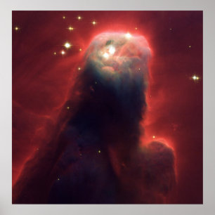 Die NASA - Kegel-Nebelfleck (NGC 2264) Poster