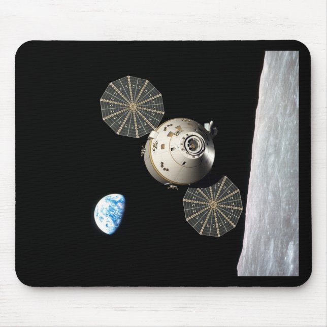 Die NASA Orion in der Mondbahn Mousepad (Vorne)