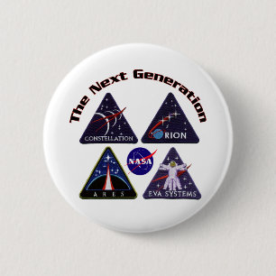 Die NASA-Projekt-Logos Button