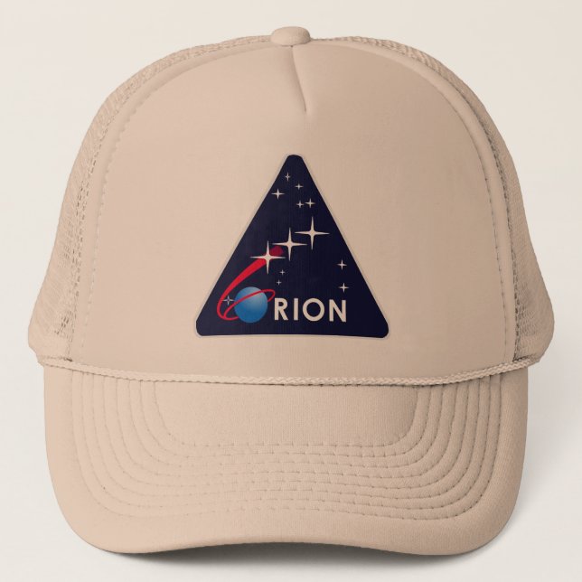 Die NASA-Projekt-Orions-Logo Truckerkappe (Vorderseite)
