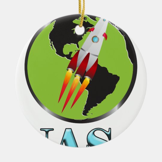 Die NASA-Raum Rundes Keramik Ornament