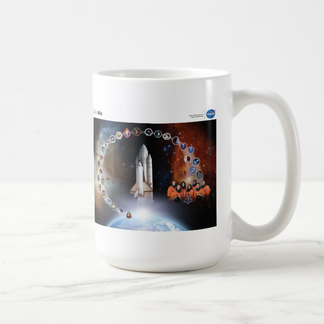 Die NASA-Tribut zur Raumfähre Kolumbien Kaffeetasse (Rechts)