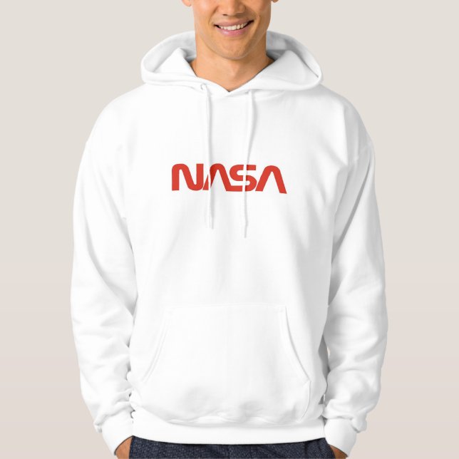 Die NASA-Wurm-Logo Hoodie (Vorderseite)