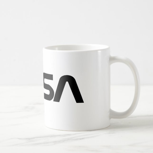 Die NASA-Wurm-Logo Kaffeetasse (Rechts)