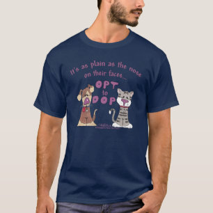 Die Nase an ihren Gesichtern T-Shirt