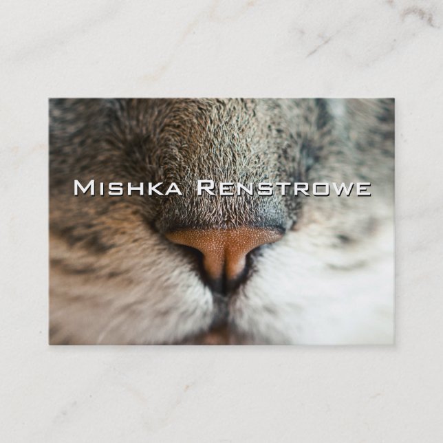 Die Nase weiß Visitenkarte (Vorderseite)