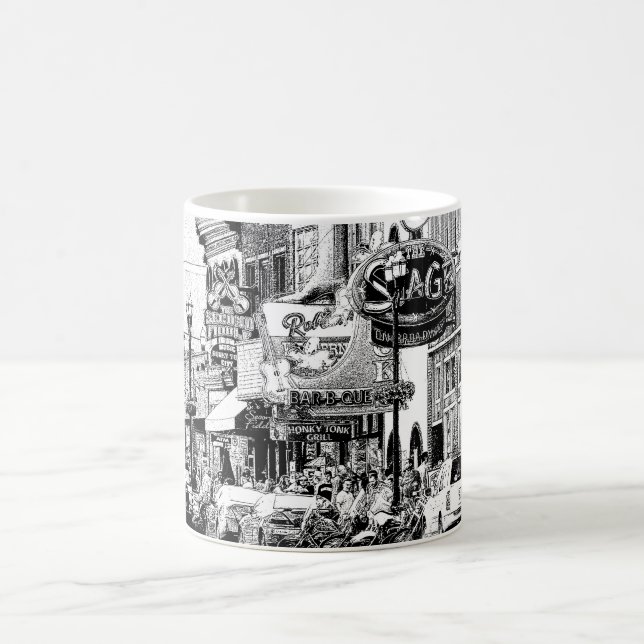 Die Nashville-Szene - Tasse des Kaffees (Mittel)