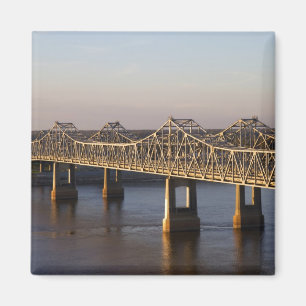 Die Natchez-Vidalia-Brücken überspannen den Magnet