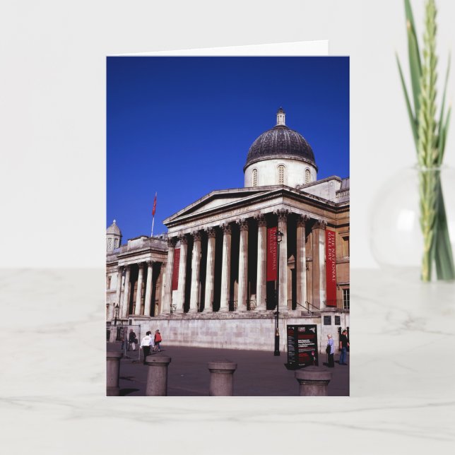 Die National Gallery London Dankeskarte (Vorderseite)