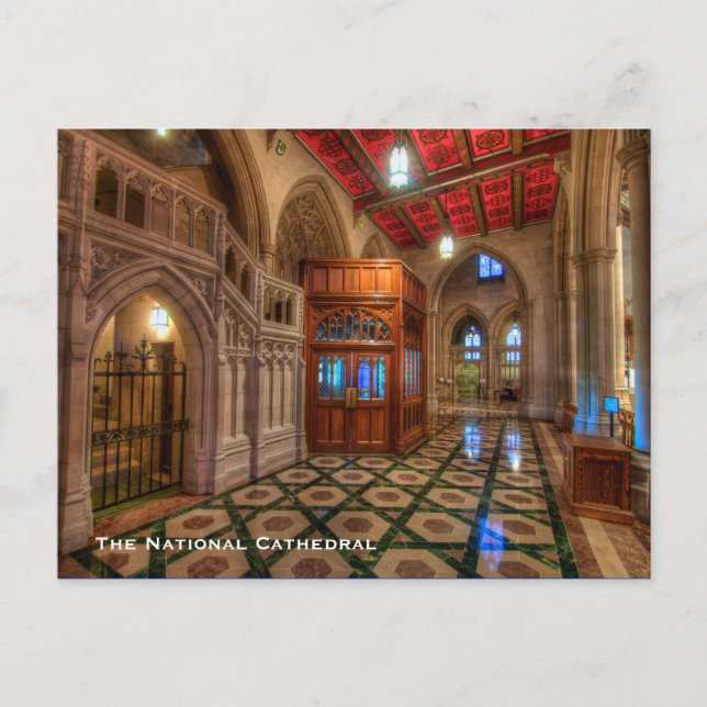 Die Nationale Kathedrale Postkarte (Vorderseite)
