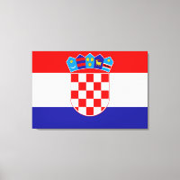 Die Nationalflagge Kroatiens Zastava Hrvatske