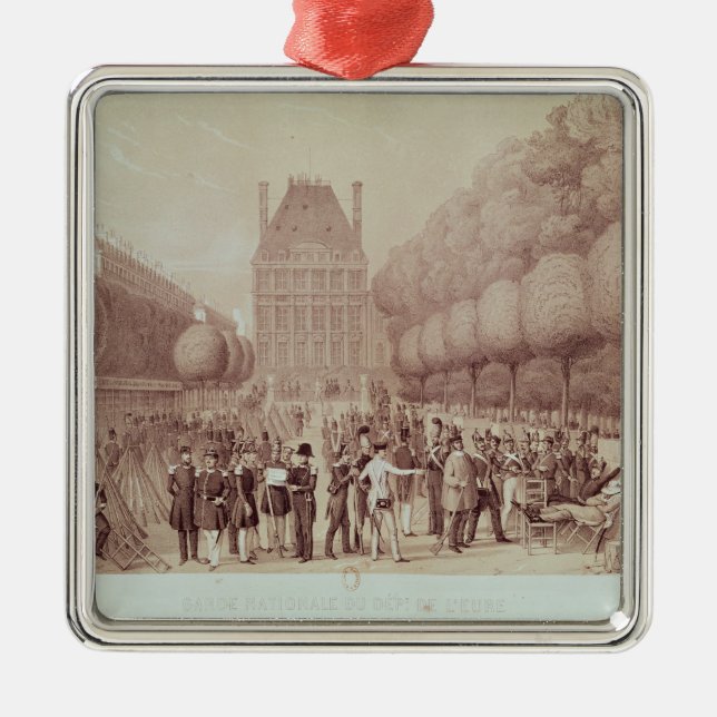 Die Nationalgarde Silbernes Ornament (Vorne)