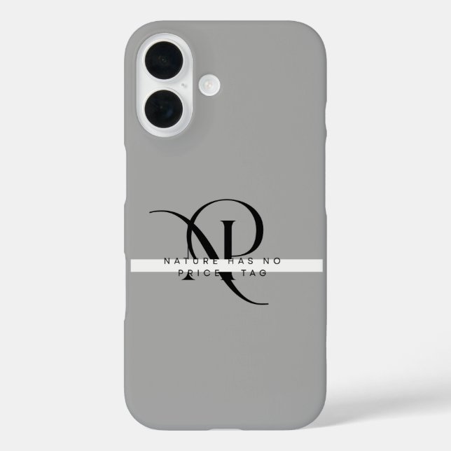 Die Natur hat keinen Preis iPhone 16 Hülle (Rückseite)