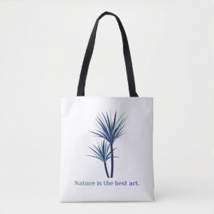 "Die Natur ist die beste Kunst" Botanisch Tasche
